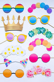 FESTIVAL THEMED PHOTO BOOTH PROPS PACK PRINTABLES