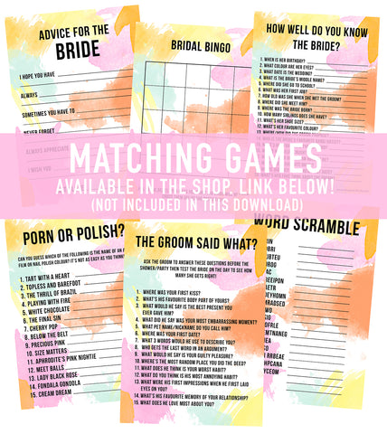 HOW WELL DO YOU KNOW THE BRIDE GAME