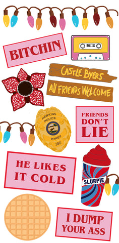 STRANGER THINGS  PHOTO BOOTH PROP PRINTABLES